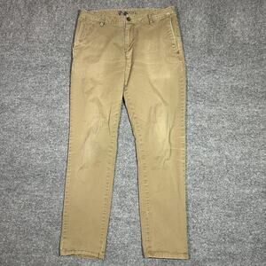 Vuori Collins Chino Pants Mens 32x30 Beige Stretch Casual Straight Leg
